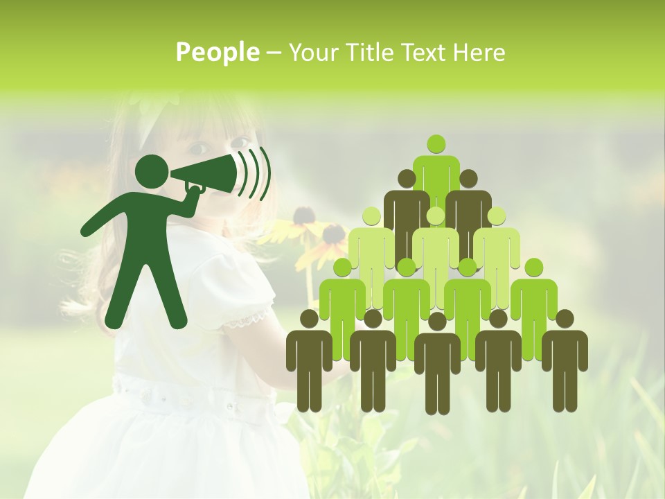 Spring Emotion Plant PowerPoint Template