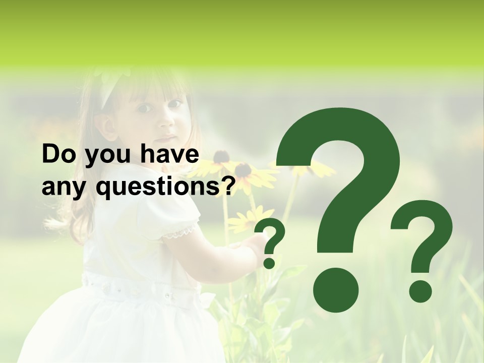 Spring Emotion Plant PowerPoint Template