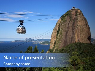 World Cup  Landscape Corcovado PowerPoint Template