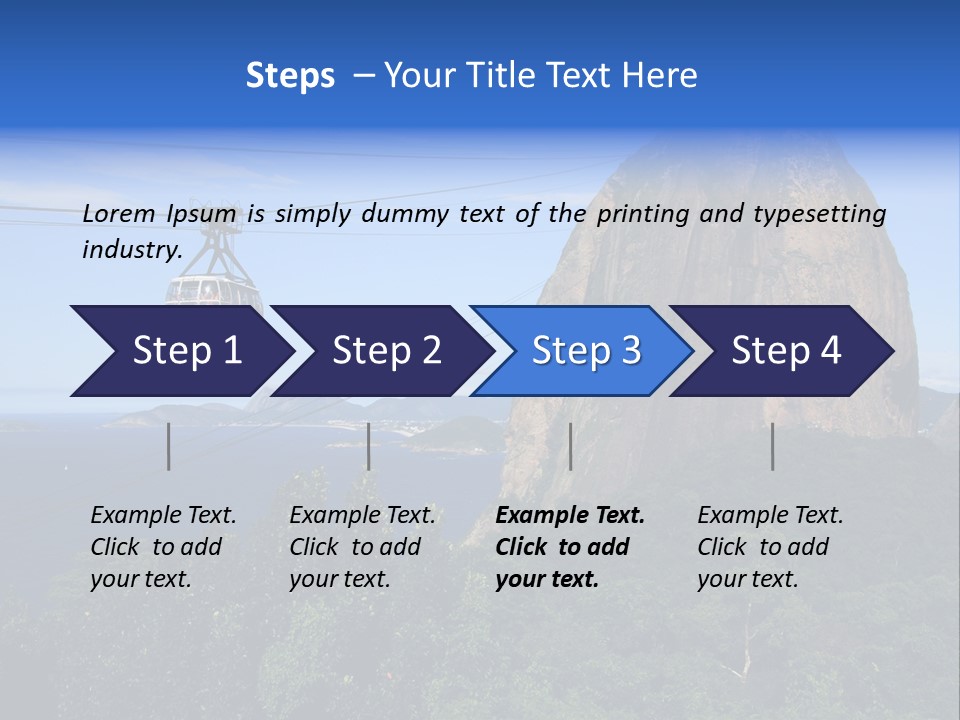World Cup  Landscape Corcovado PowerPoint Template