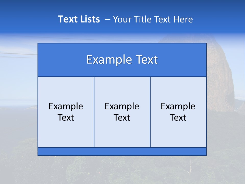 World Cup  Landscape Corcovado PowerPoint Template