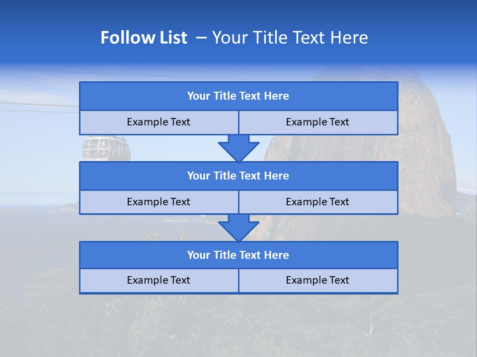 World Cup  Landscape Corcovado PowerPoint Template
