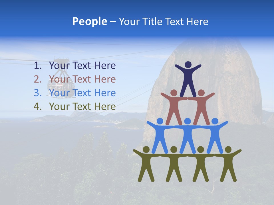 World Cup  Landscape Corcovado PowerPoint Template