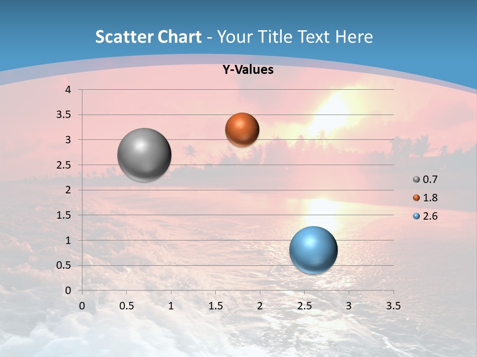 Gold Coastlines Beautiful PowerPoint Template