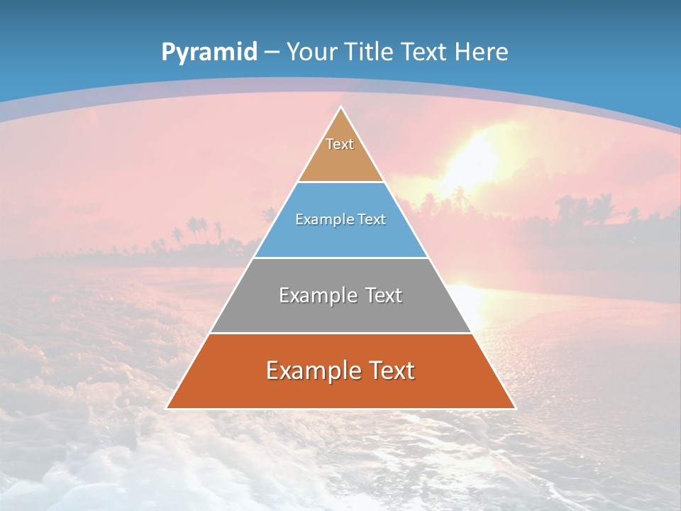 Gold Coastlines Beautiful PowerPoint Template