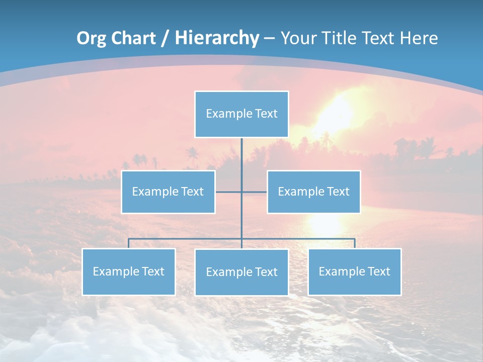 Gold Coastlines Beautiful PowerPoint Template