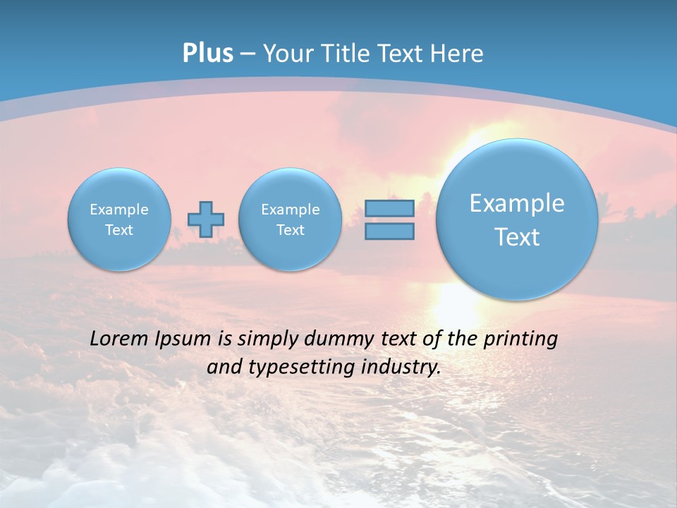 Gold Coastlines Beautiful PowerPoint Template
