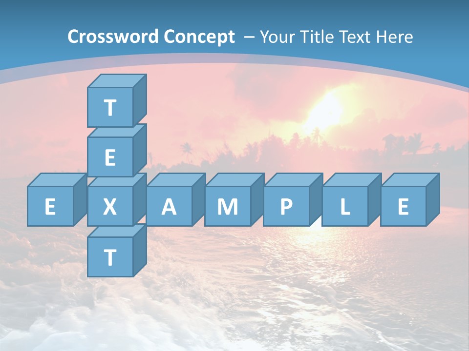 Gold Coastlines Beautiful PowerPoint Template