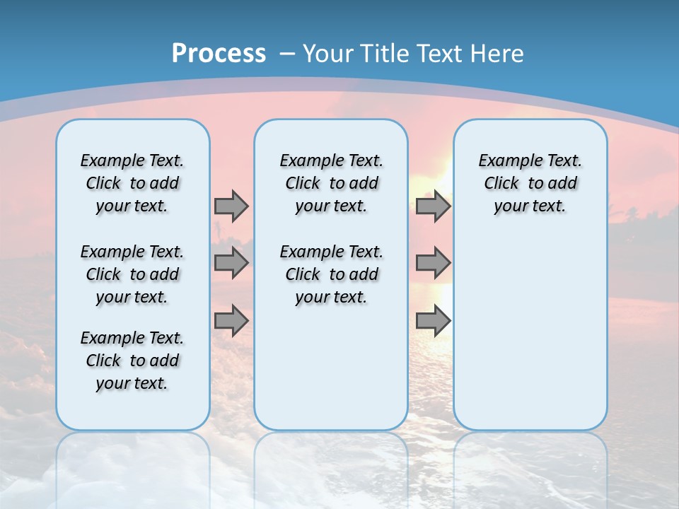 Gold Coastlines Beautiful PowerPoint Template