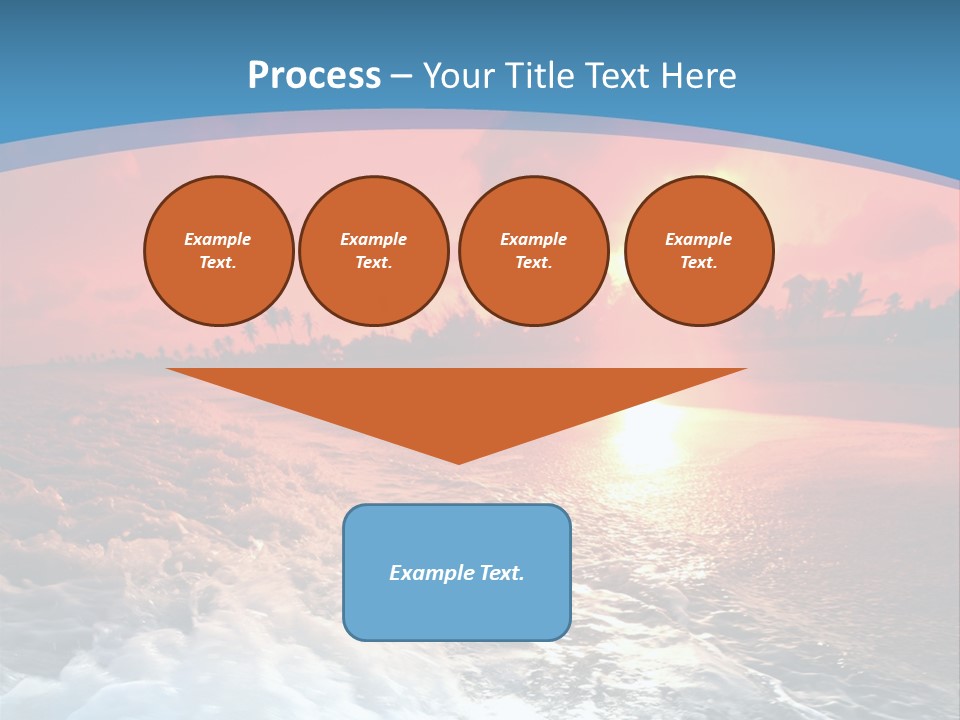 Gold Coastlines Beautiful PowerPoint Template