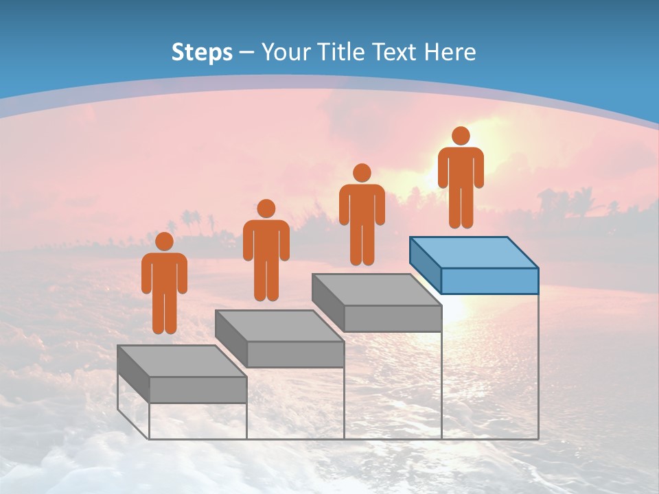 Gold Coastlines Beautiful PowerPoint Template