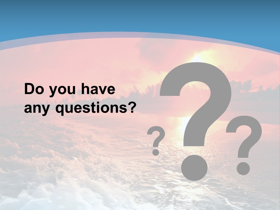 Gold Coastlines Beautiful PowerPoint Template