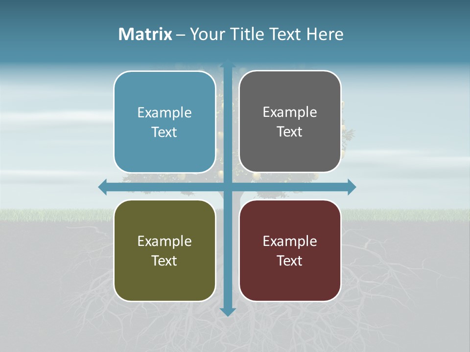 Alone Apple Single PowerPoint Template