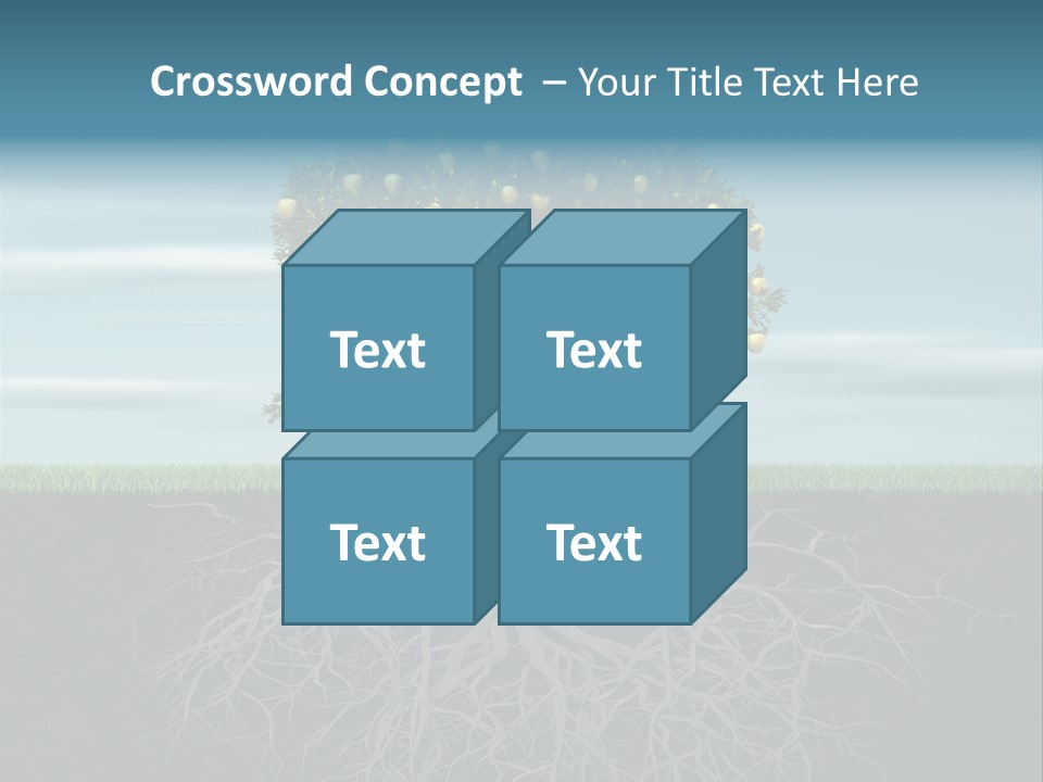 Alone Apple Single PowerPoint Template