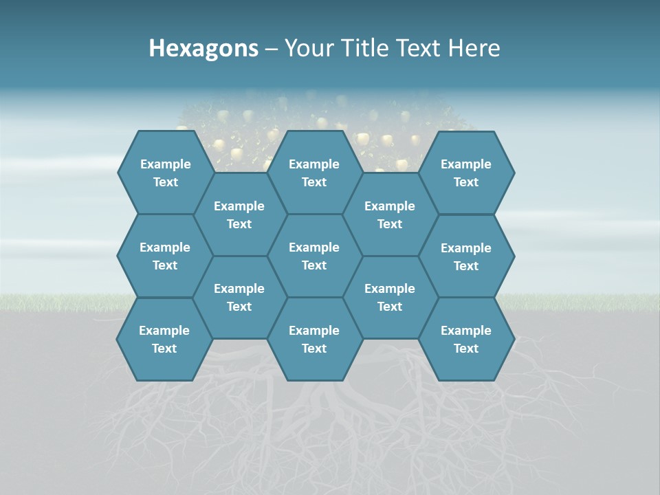 Alone Apple Single PowerPoint Template