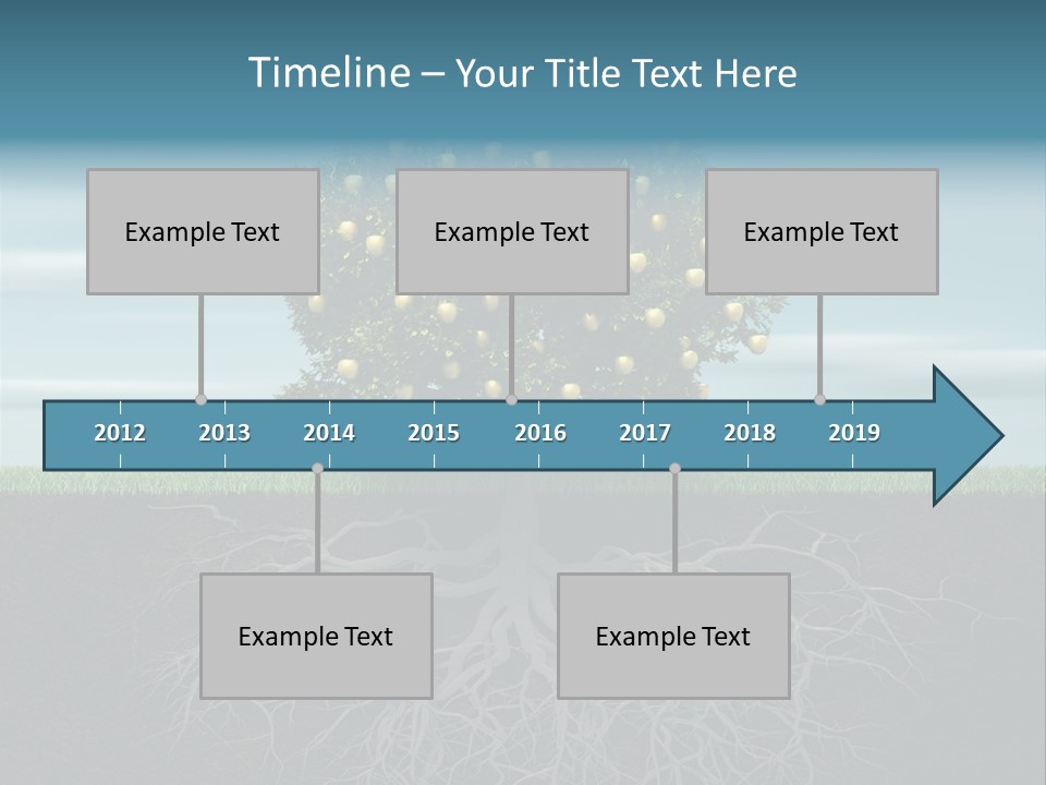Alone Apple Single PowerPoint Template