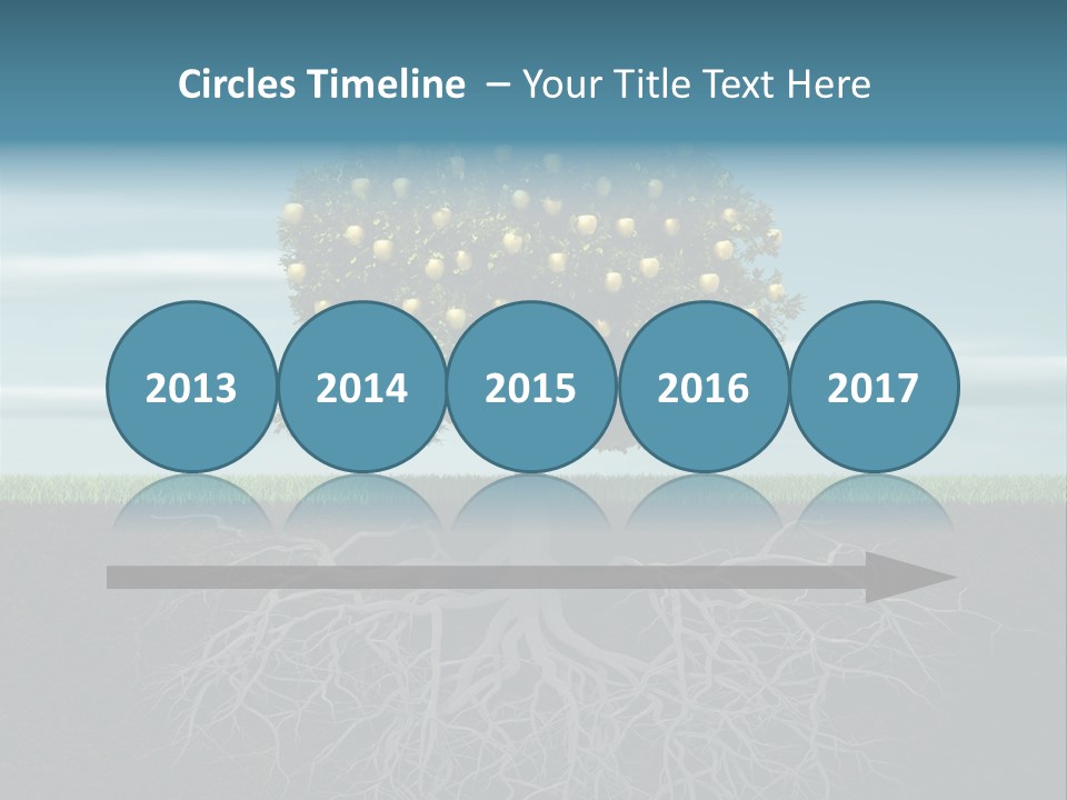 Alone Apple Single PowerPoint Template