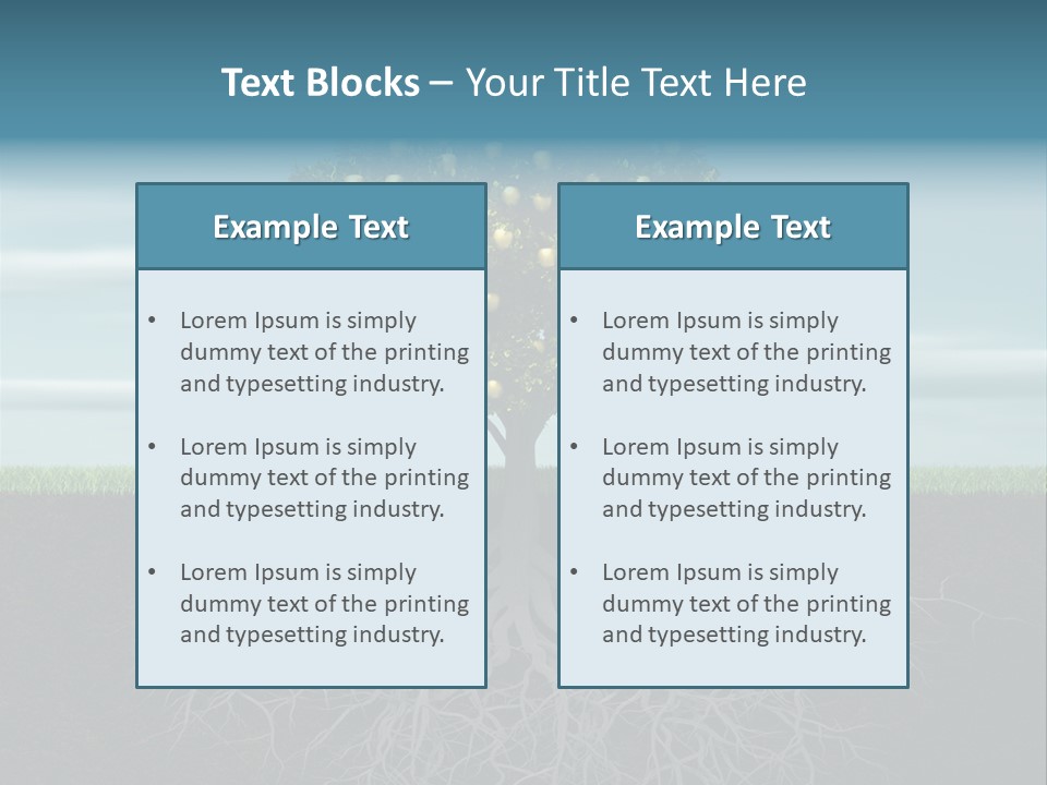 Alone Apple Single PowerPoint Template