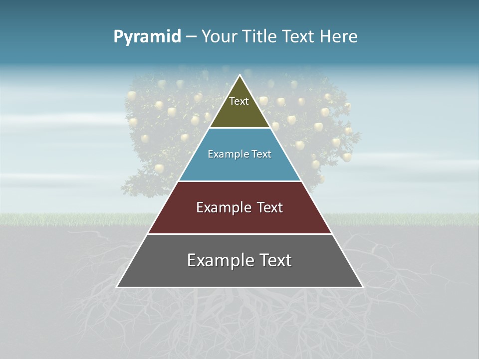 Alone Apple Single PowerPoint Template