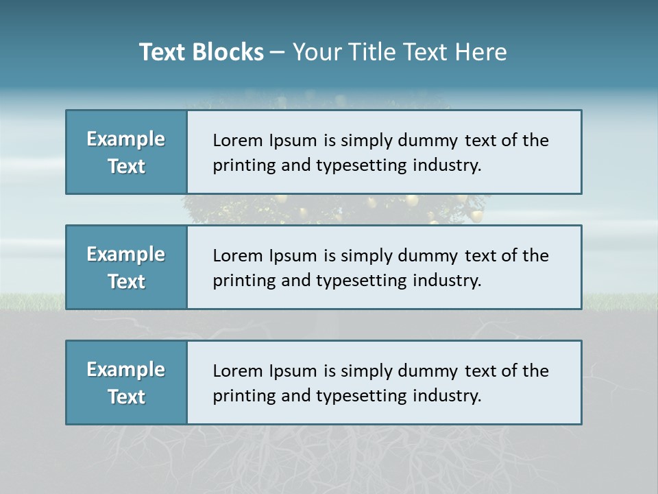Alone Apple Single PowerPoint Template