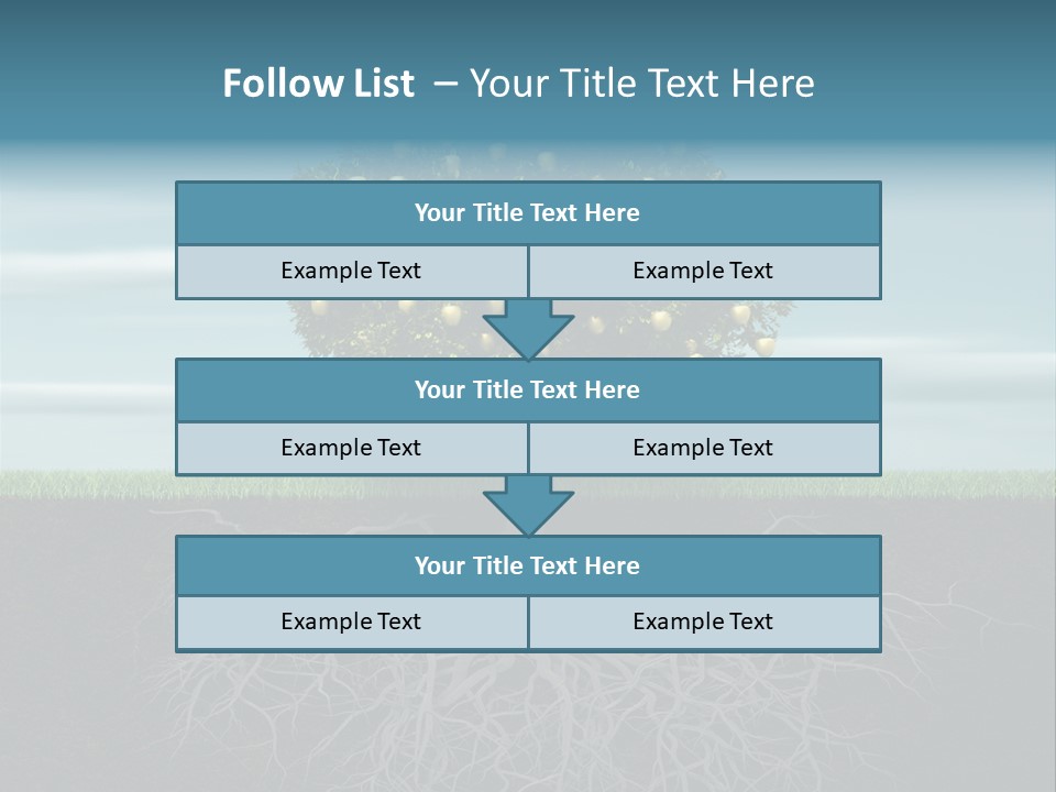 Alone Apple Single PowerPoint Template