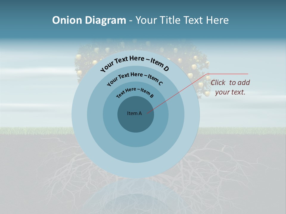 Alone Apple Single PowerPoint Template