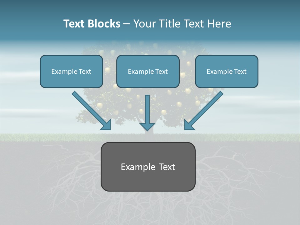 Alone Apple Single PowerPoint Template