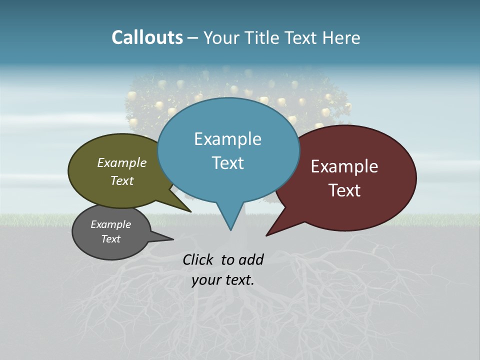 Alone Apple Single PowerPoint Template