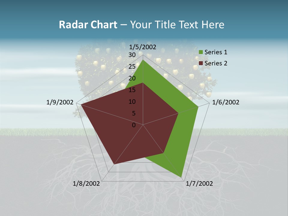 Alone Apple Single PowerPoint Template