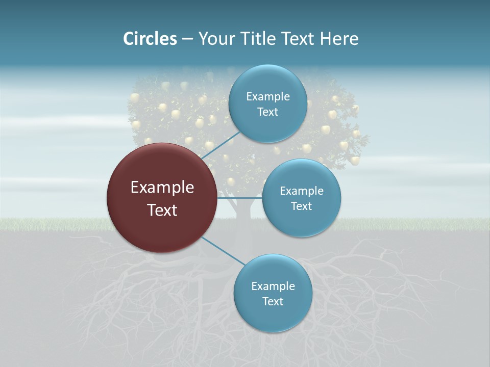 Alone Apple Single PowerPoint Template