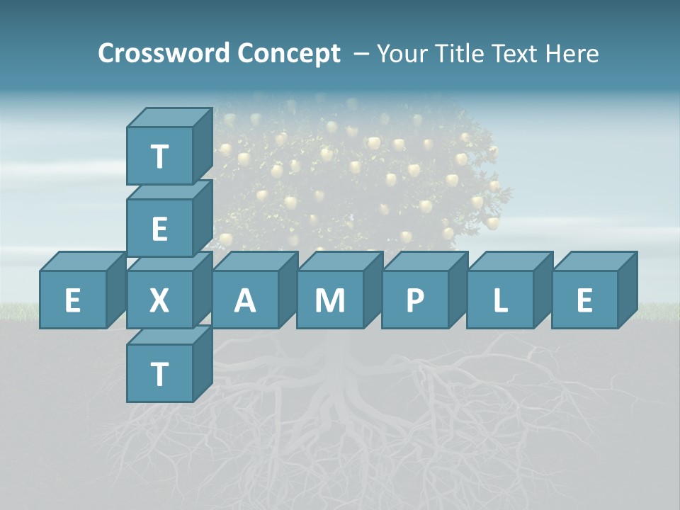 Alone Apple Single PowerPoint Template
