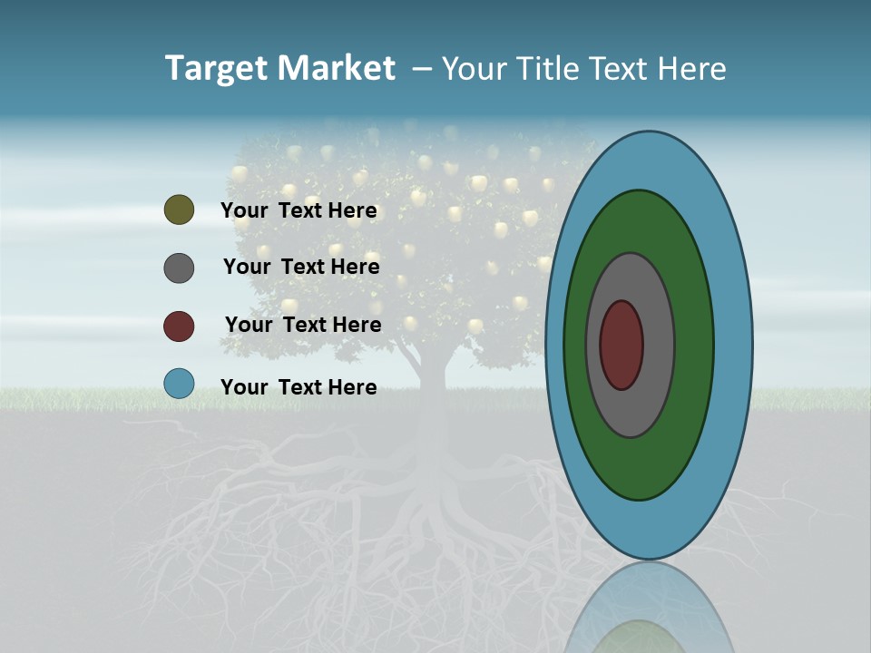 Alone Apple Single PowerPoint Template