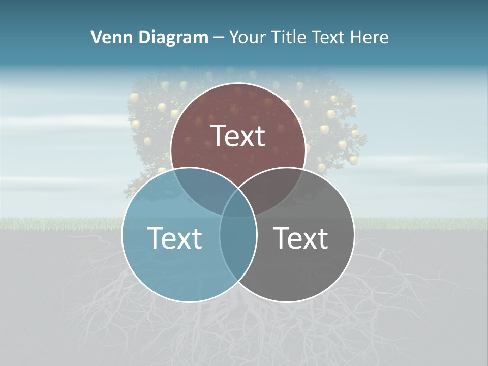 Alone Apple Single PowerPoint Template