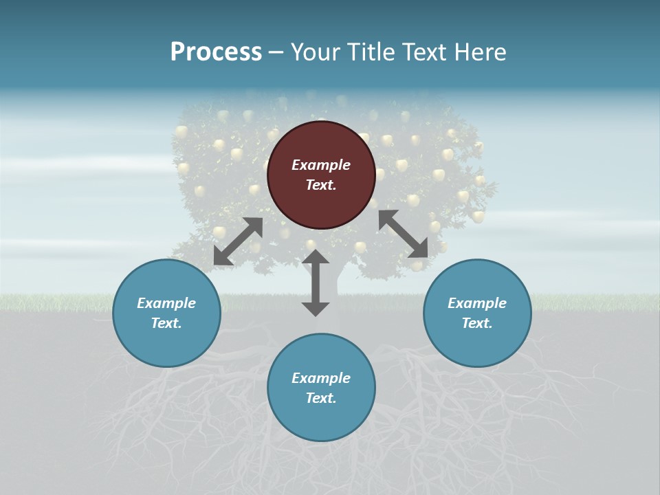Alone Apple Single PowerPoint Template