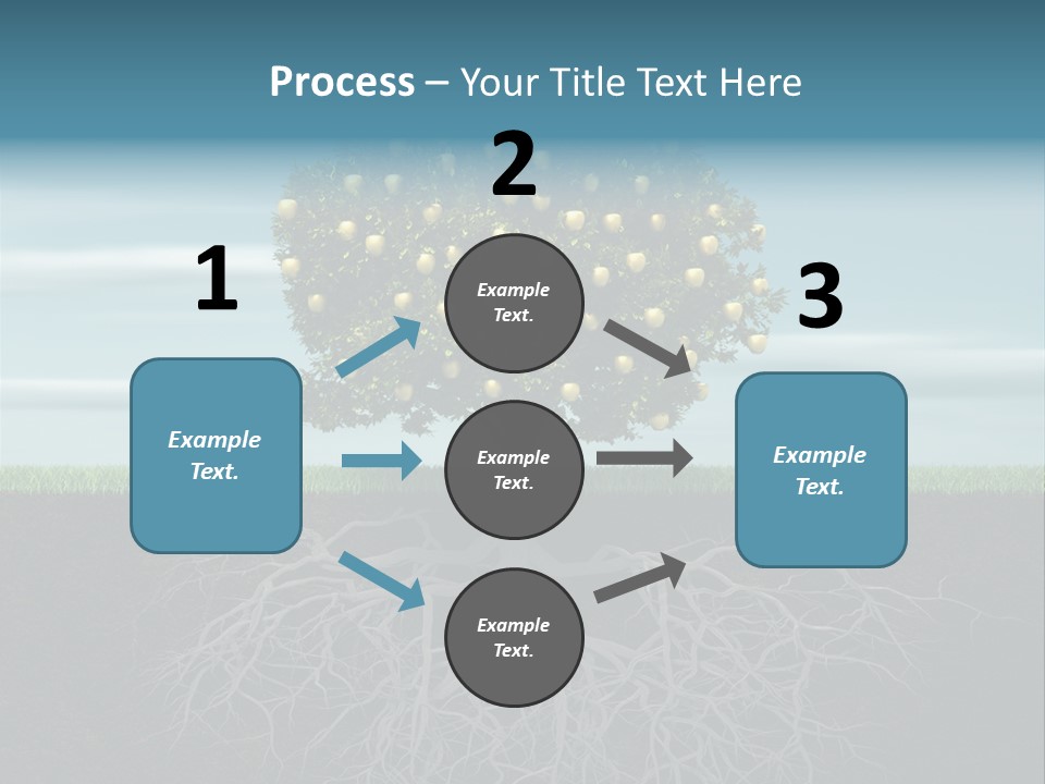 Alone Apple Single PowerPoint Template