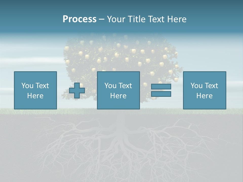 Alone Apple Single PowerPoint Template