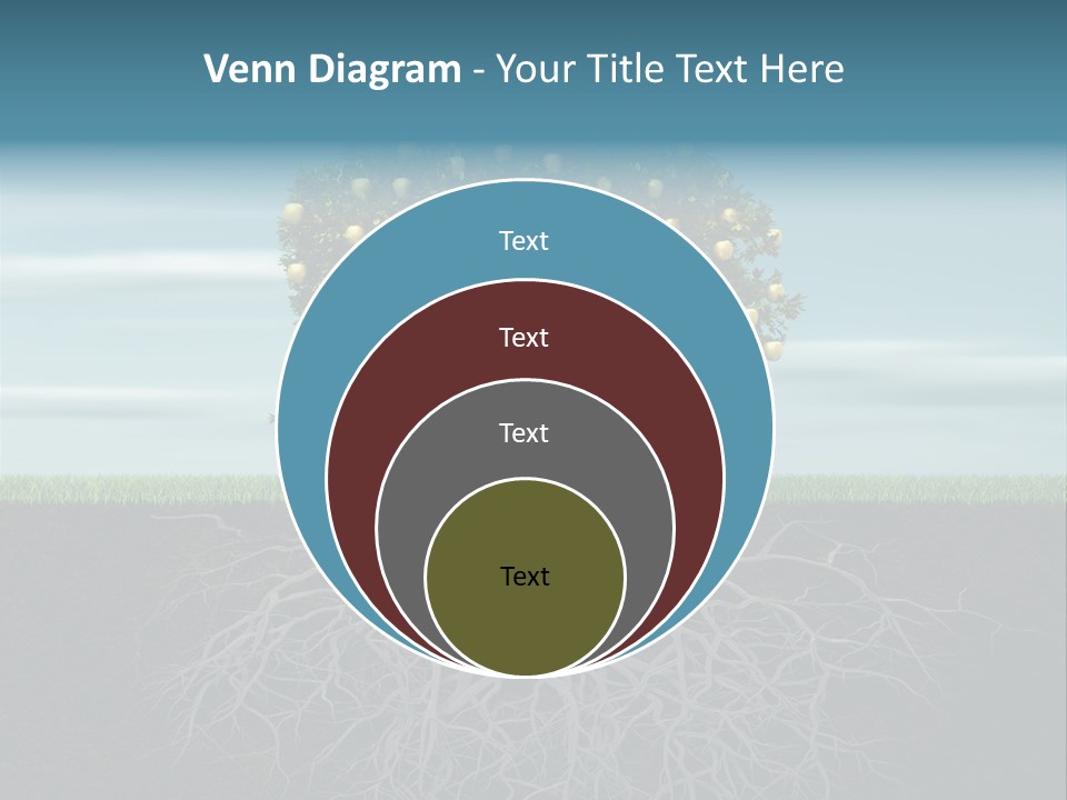 Alone Apple Single PowerPoint Template