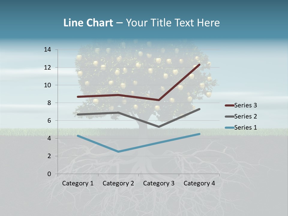 Alone Apple Single PowerPoint Template