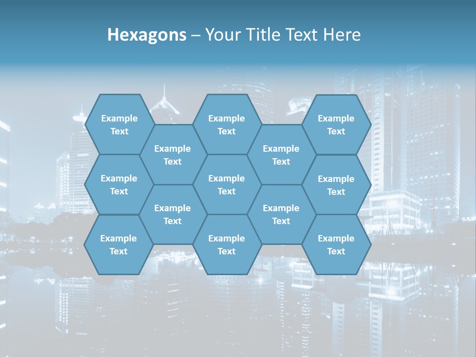 Commercial Waterfront Scenery PowerPoint Template