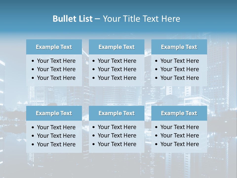 Commercial Waterfront Scenery PowerPoint Template