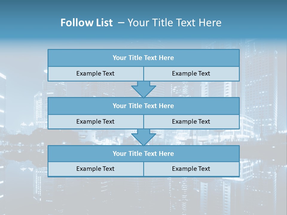Commercial Waterfront Scenery PowerPoint Template