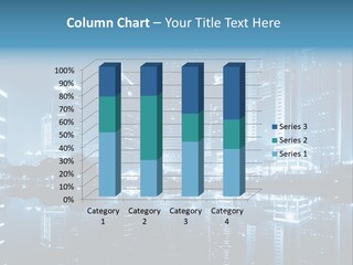 Commercial Waterfront Scenery PowerPoint Template