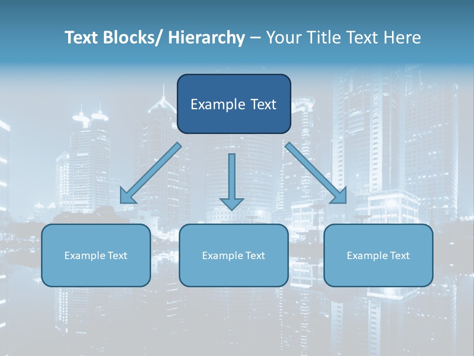 Commercial Waterfront Scenery PowerPoint Template