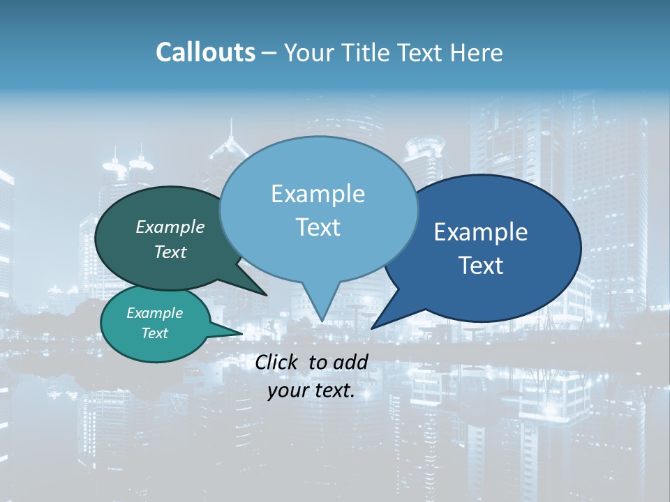 Commercial Waterfront Scenery PowerPoint Template