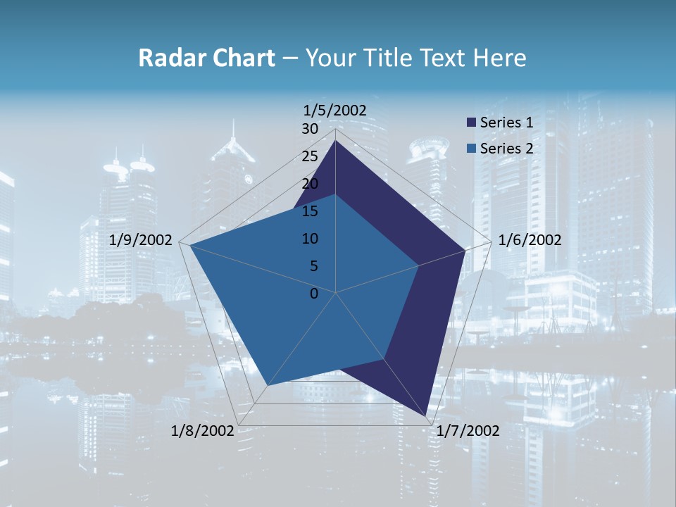 Commercial Waterfront Scenery PowerPoint Template