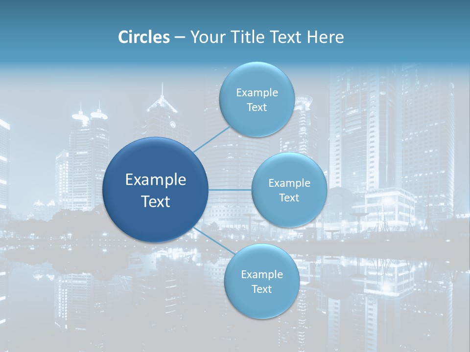 Commercial Waterfront Scenery PowerPoint Template