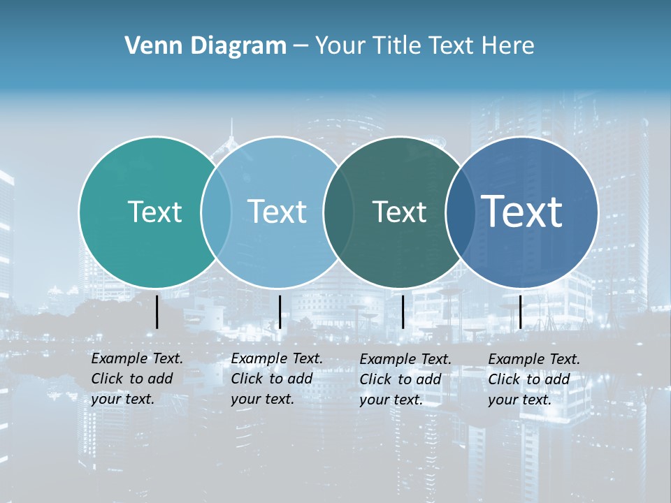 Commercial Waterfront Scenery PowerPoint Template