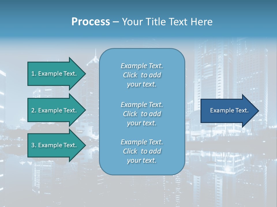 Commercial Waterfront Scenery PowerPoint Template