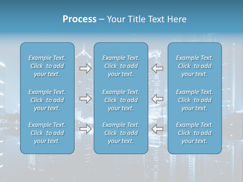 Commercial Waterfront Scenery PowerPoint Template