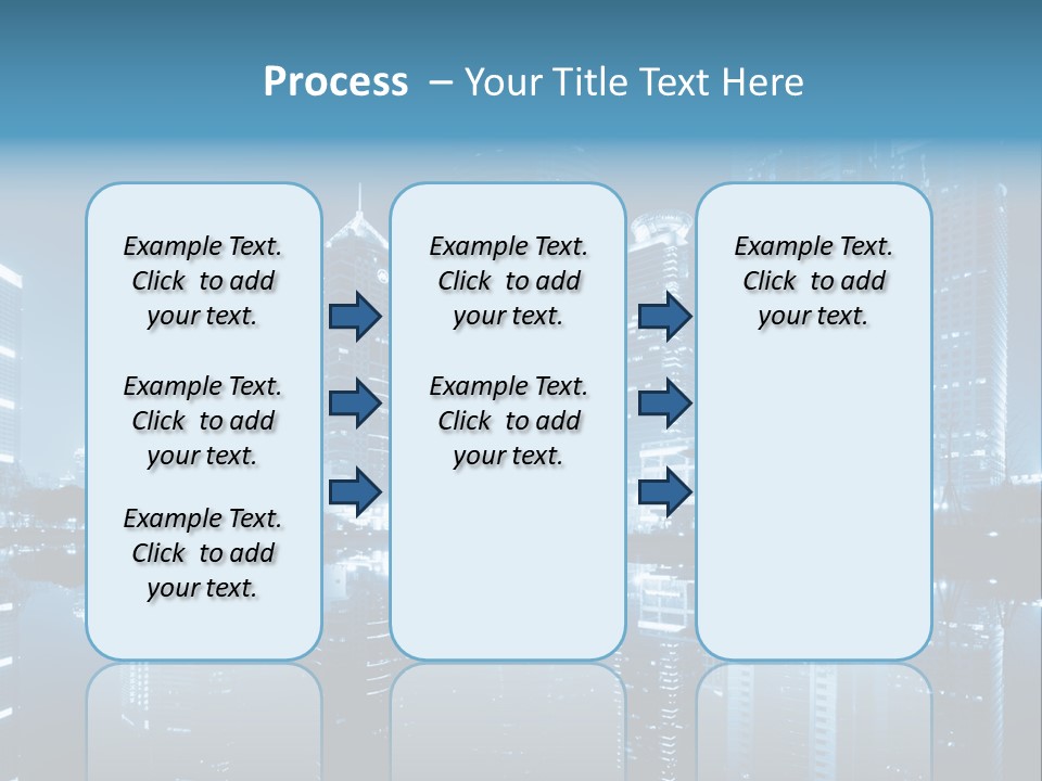 Commercial Waterfront Scenery PowerPoint Template